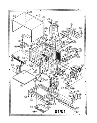 Oven and cabinet