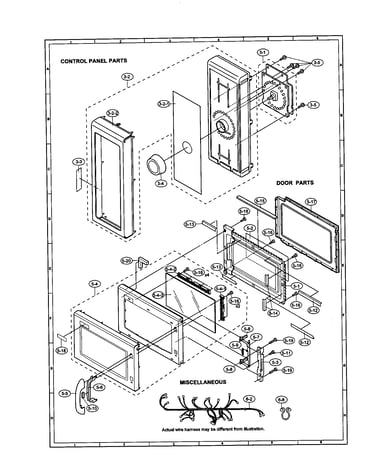 Control panel/door/miscellaneous