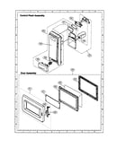 Control panel/door