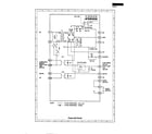 Sharp R-509BK power unit circuit diagram