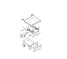 Kenmore 79095268990 top/drawer diagram