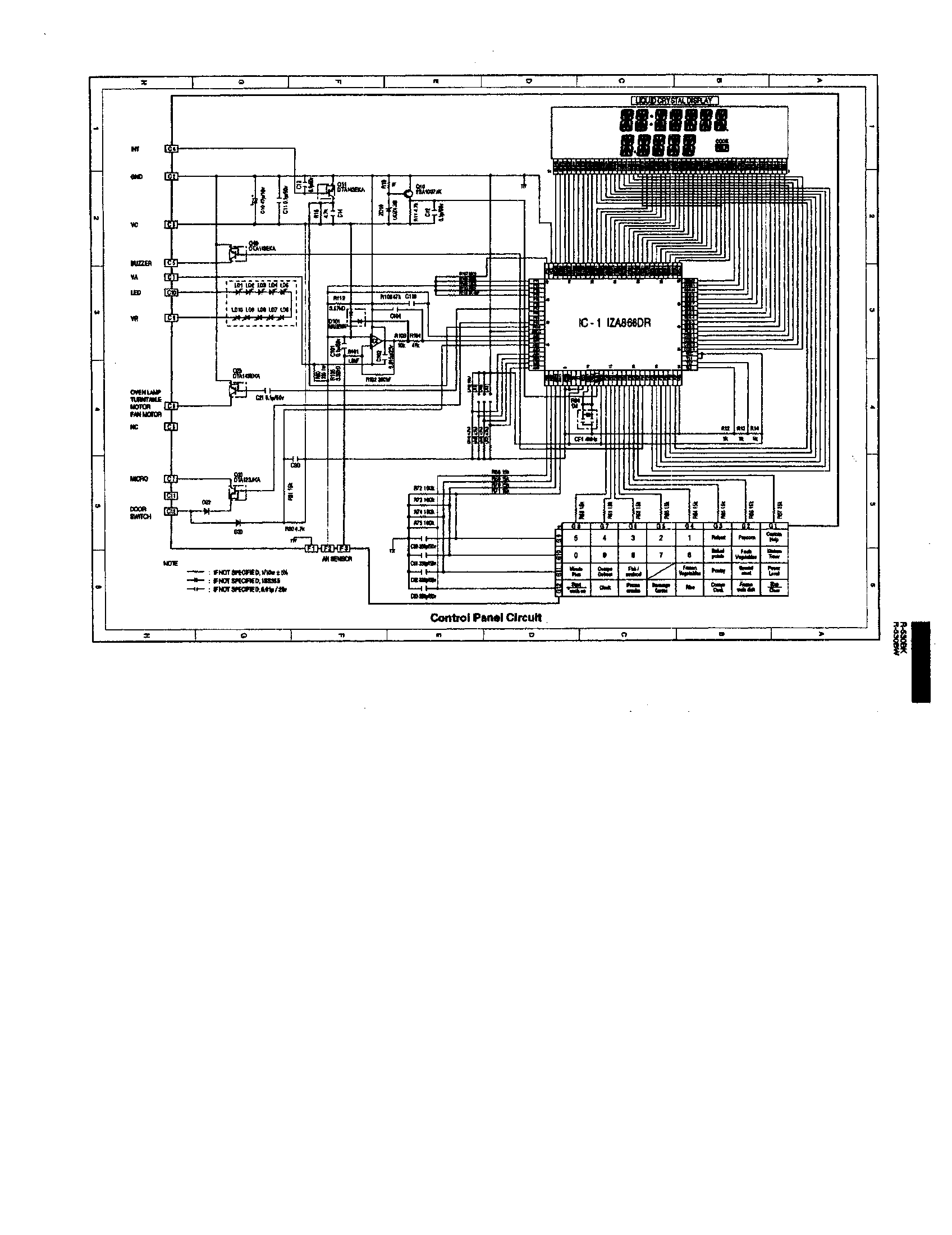 Control panel circuit