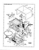 Oven and cabinet
