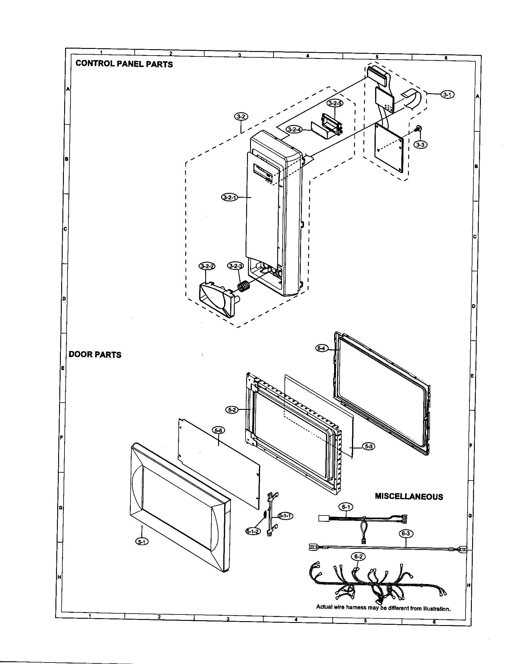 CONTROL PANEL/DOOR/MISCELLANEOUS