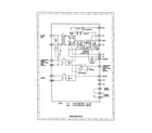 Sharp R-430BW power unit circuit diagram