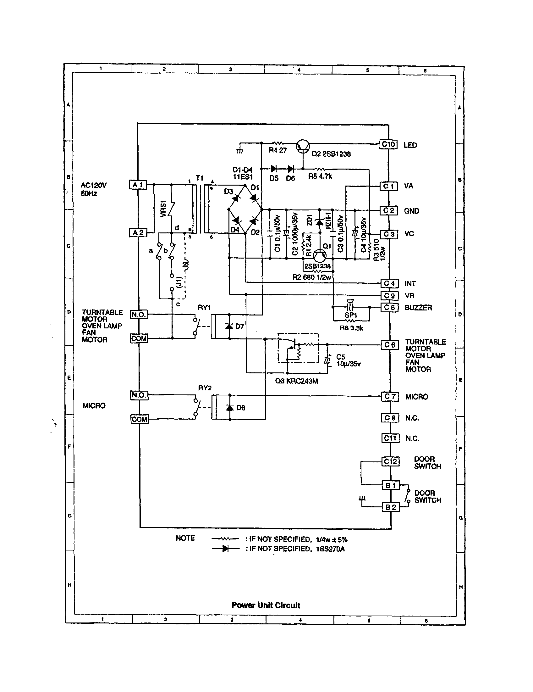 Power unit circuit