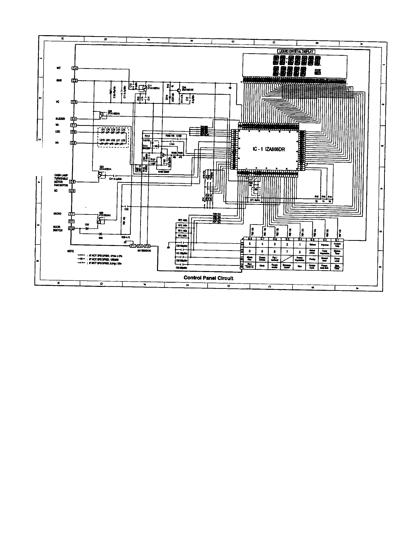 CONTROL PANEL CIRCUIT