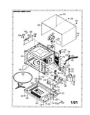 Oven and cabinet