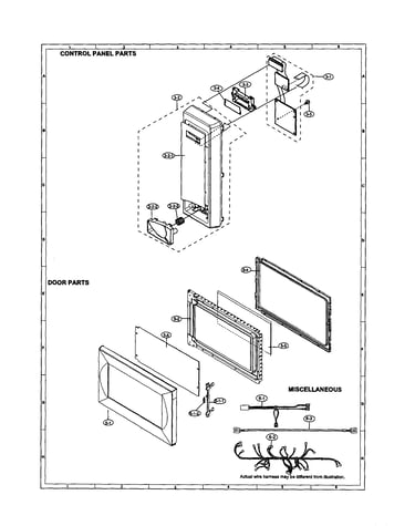 Control panel/door/miscellaneous