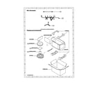 Sharp R-420BW wire harness/packing/accessories diagram