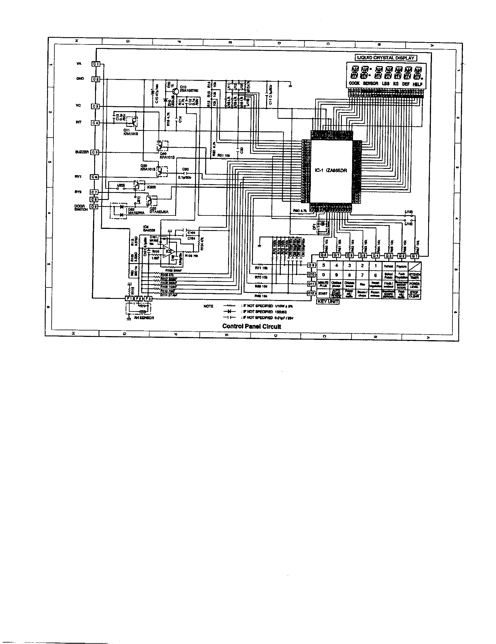 CONTROL PANEL CIRCUIT