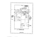 Sharp R-420BW power unit circuit diagram