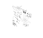 Poulan PR20H42STB seat assembly diagram