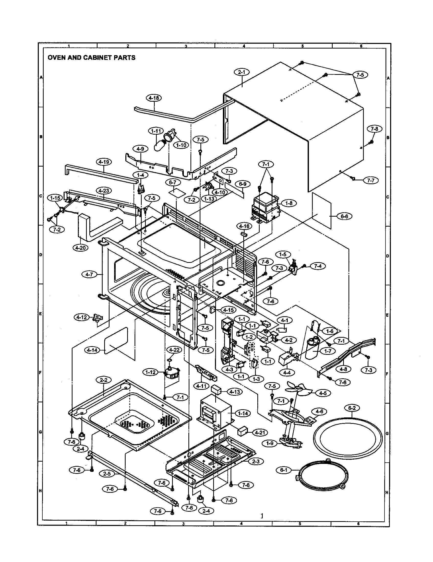 Oven and cabinet