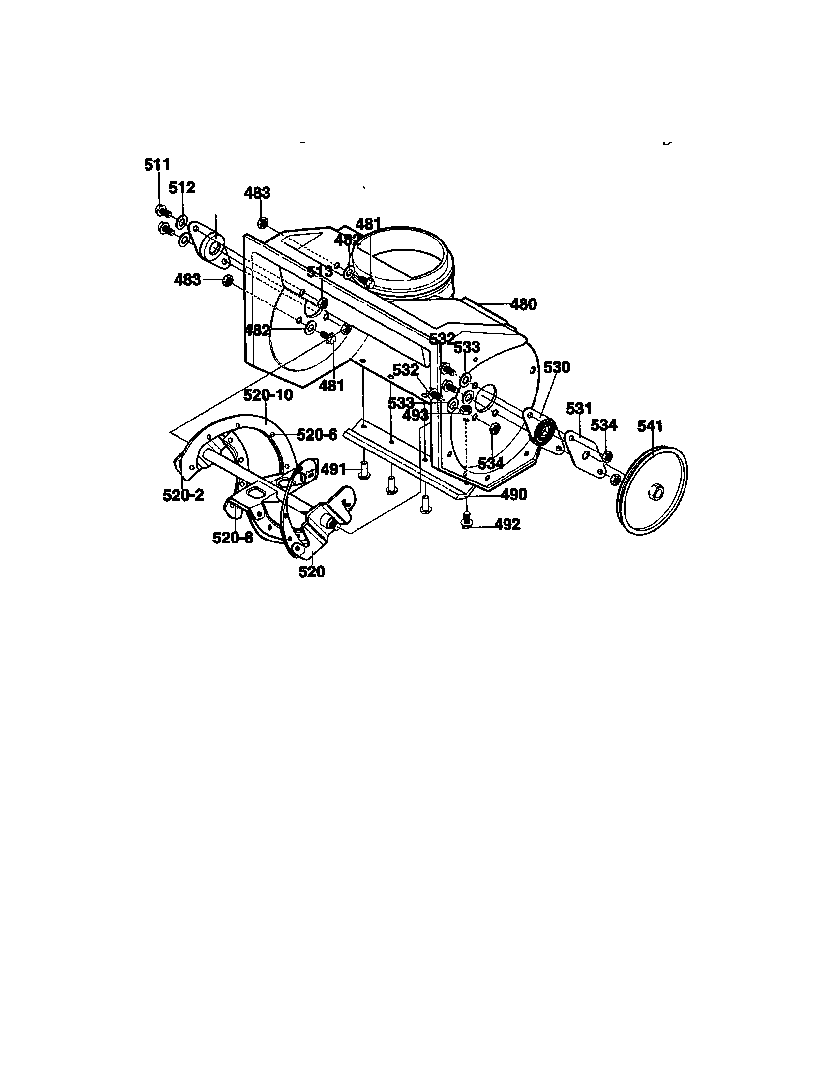 Auger housing