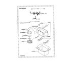 Sharp R-405BK wire harness/pakcing/accessories diagram