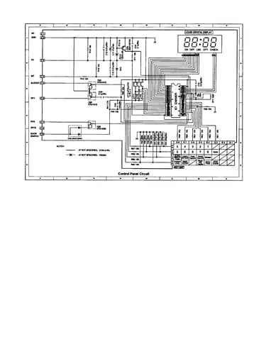 Control panel circuit