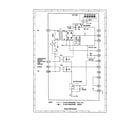 Sharp R-405BK power unit circuit diagram