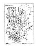 Oven and cabinet