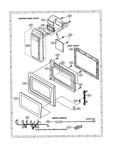 Control panel/door/miscellaneous