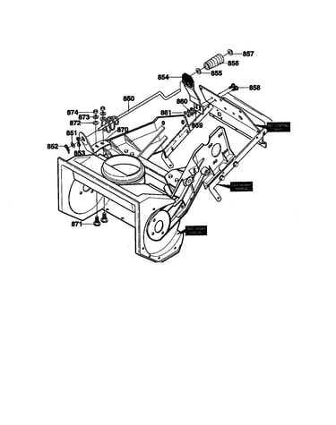 Chute rod