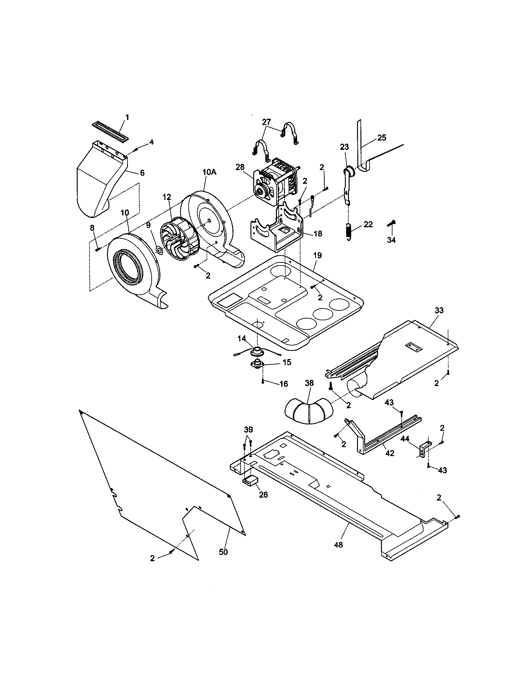 Housing-blower