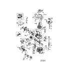 Craftsman 143015502 4-cycle engine diagram