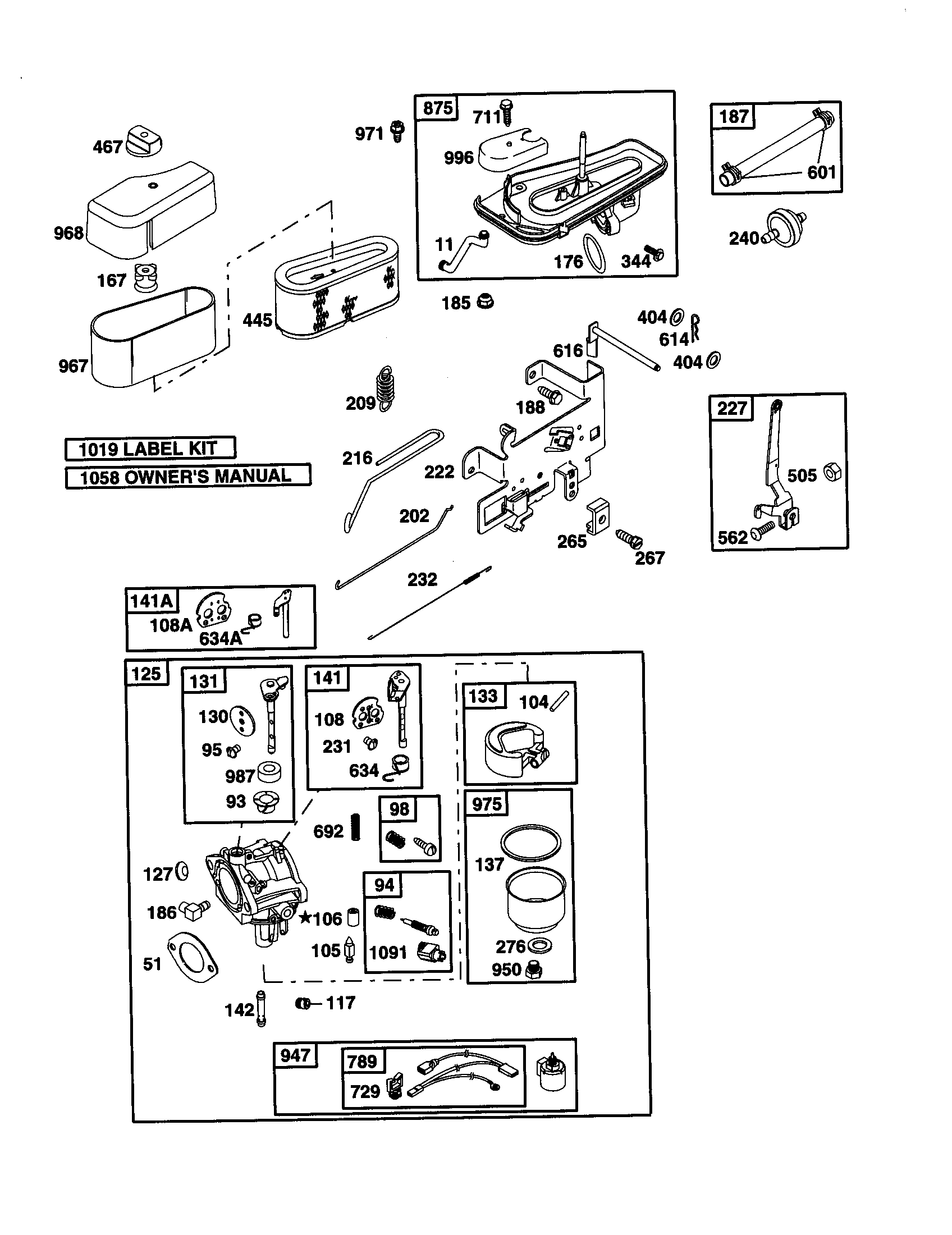 AIR AND FUEL INTAKE