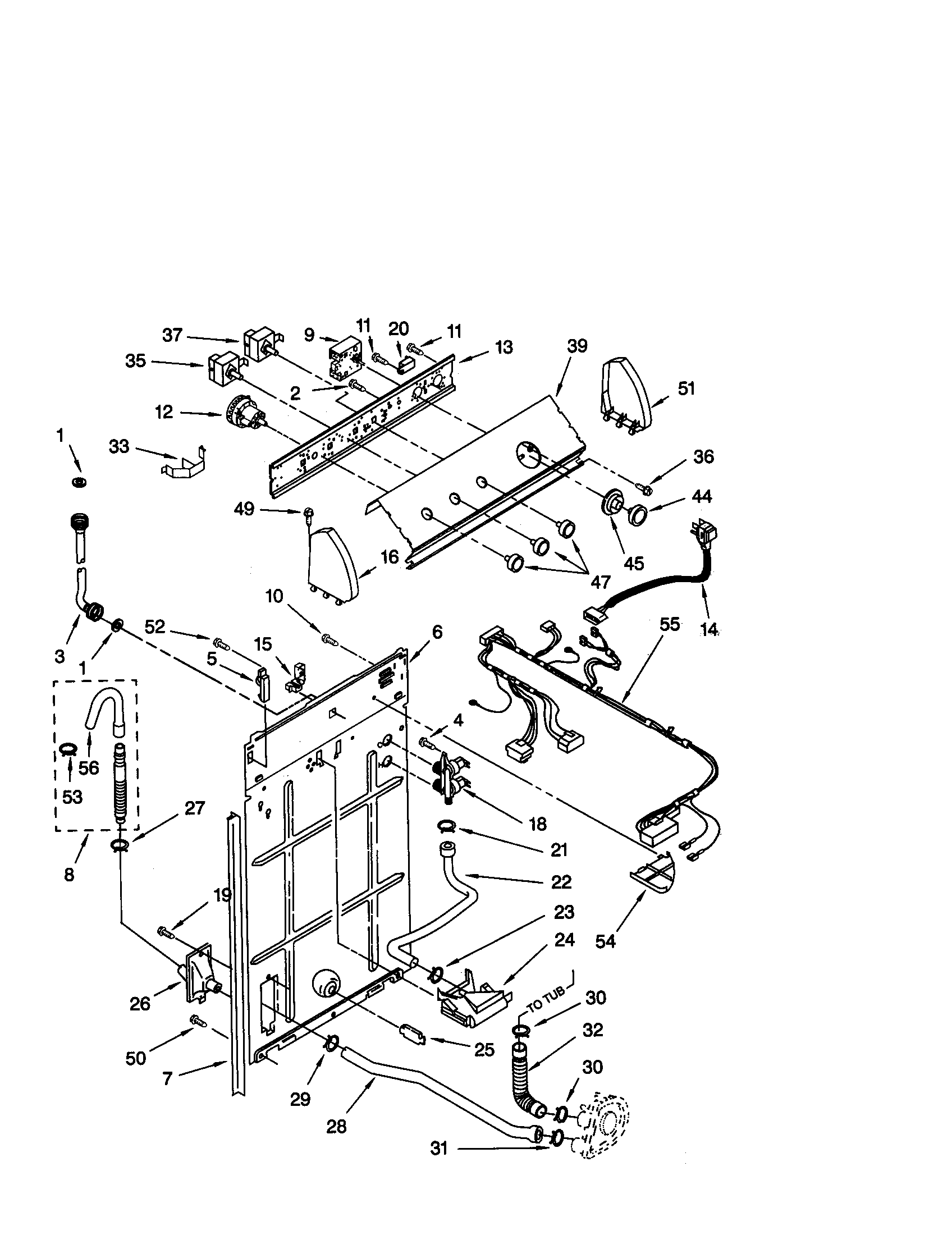 Controls and rear panel