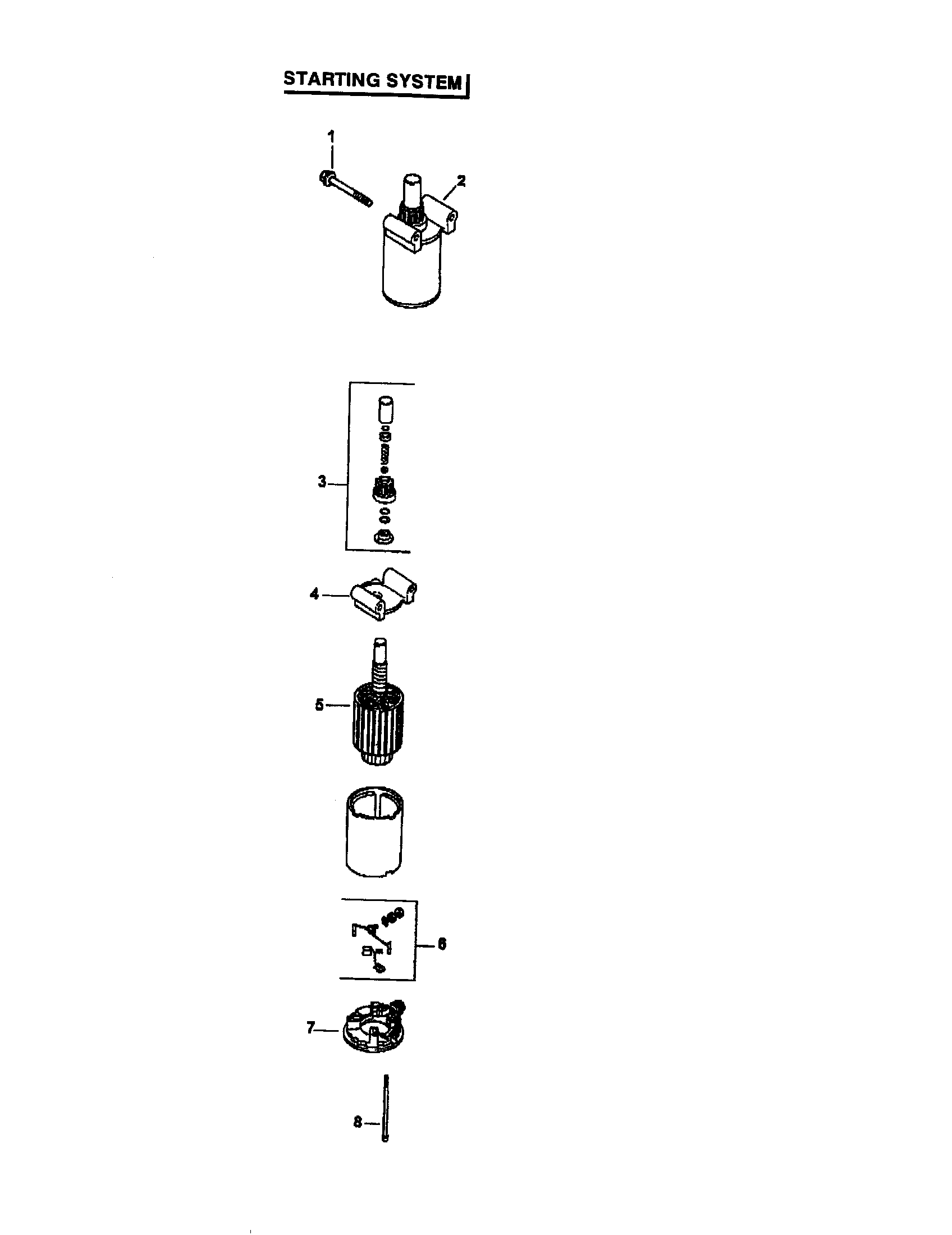 STARTING SYSTEM
