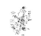 Tecumseh LEV80-333016B 4-cycle engine diagram