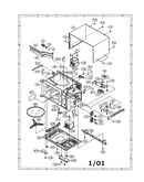 Oven and cabinet