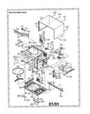 Oven and cabinet