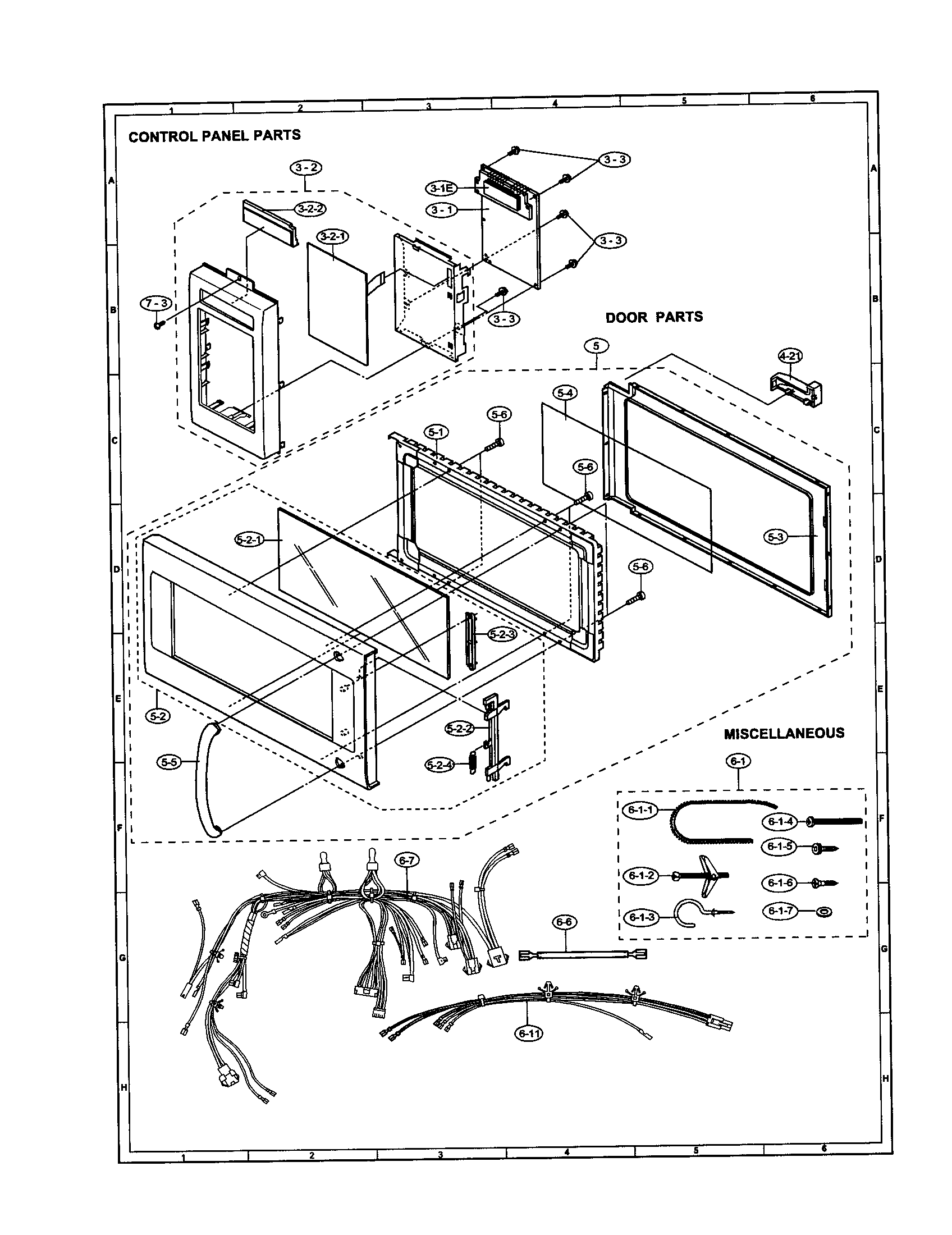 CONTROL PANEL/DOOR/MISCELLANEOUS