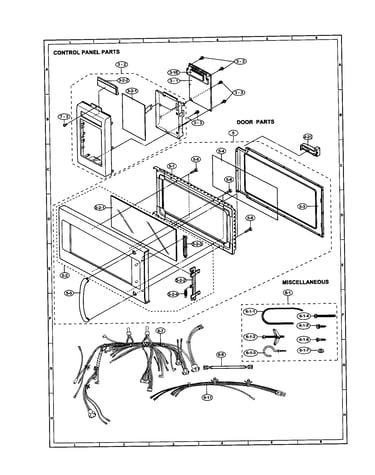 Control panel/door/miscellaneous