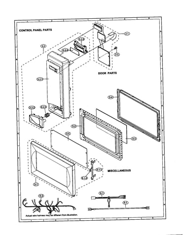Control panel/door/miscellaneous