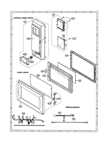 Control panel/door/miscellaneous