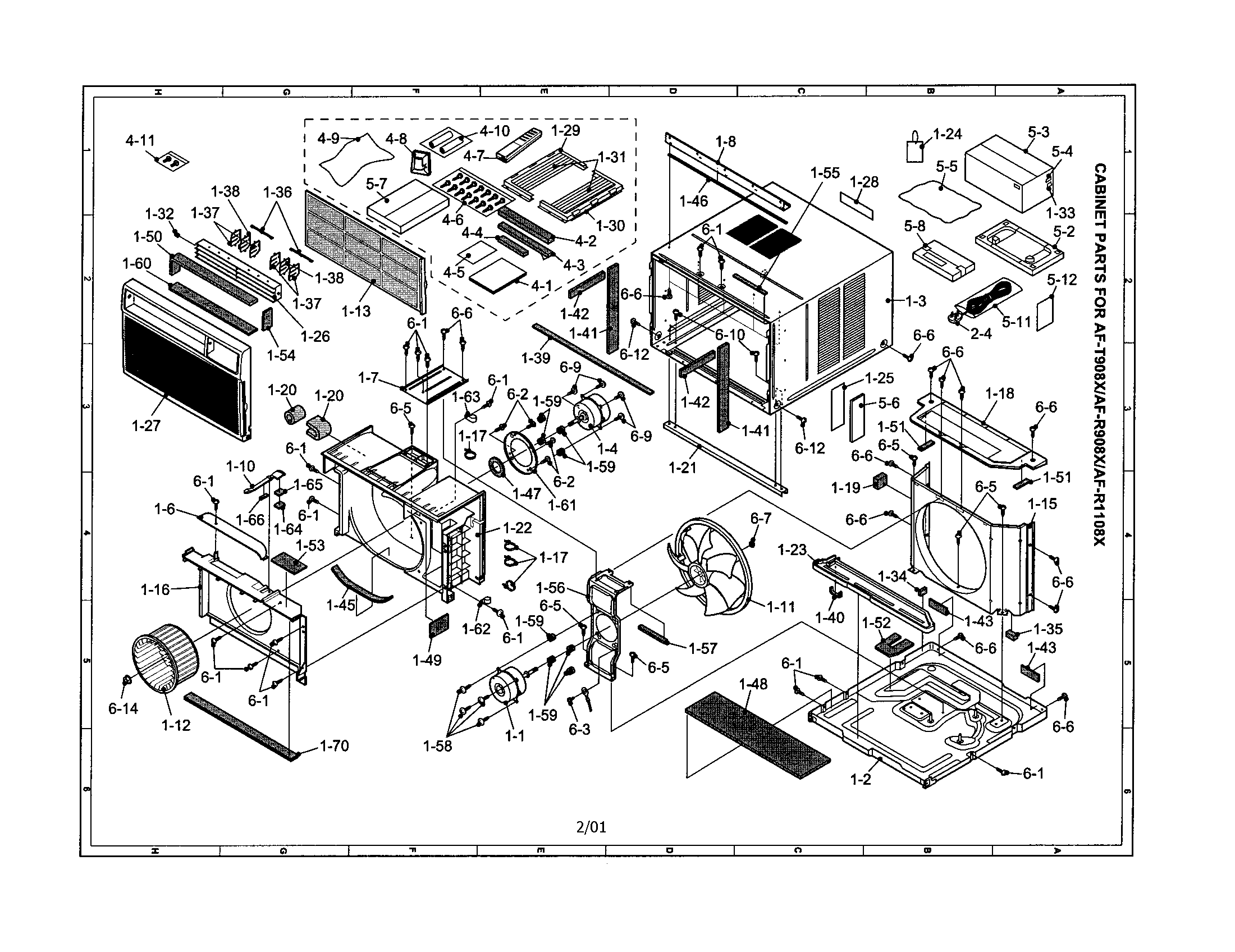 CABINET (AF-T908X/R908X/R1108X)