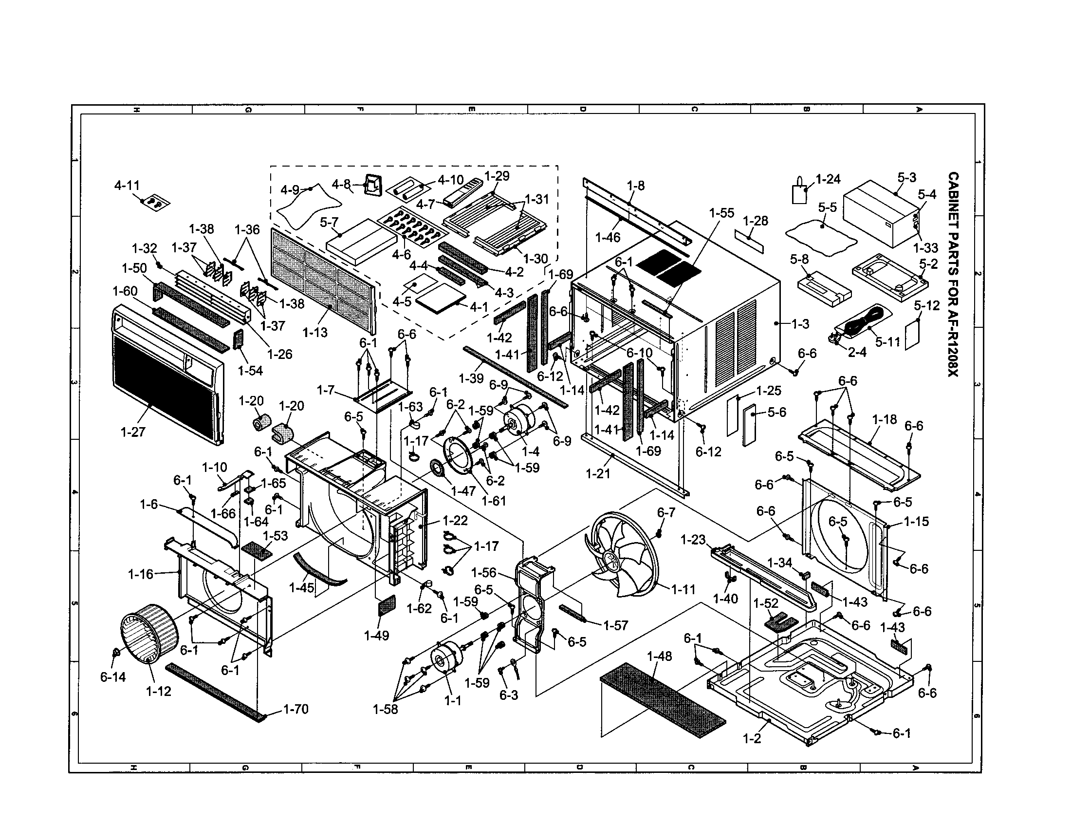 CABINET (AF-R1208X)