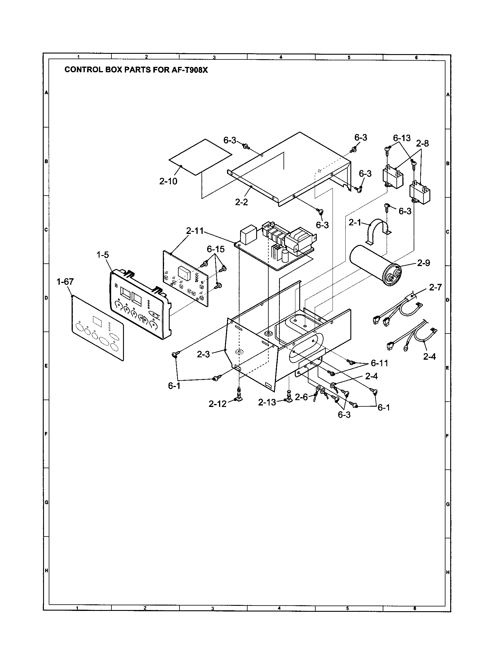 Control box (af-t908x)