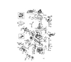 Tecumseh LEV120-361525A 4-cycle engine diagram