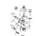 Tecumseh LEV115-360033D 4-cycle engine diagram