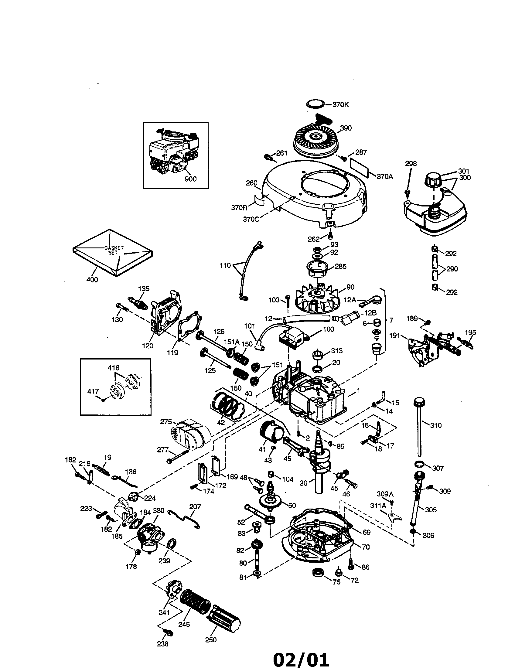 4-cycle engine