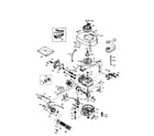 Tecumseh LEV100-349953E 4-cycle engine diagram