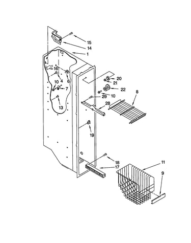 Freezer liner
