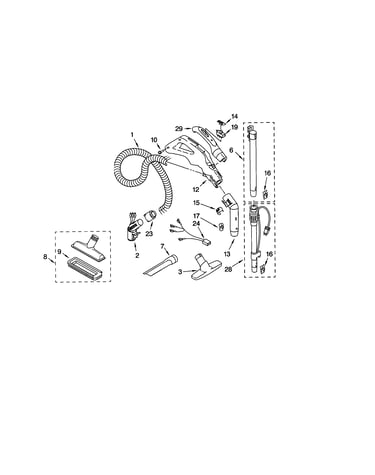 Hose and attachment