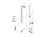Kenmore 11630512001 hose and attachments diagram