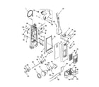 Kenmore 11630712001 dust compartment and motor diagram
