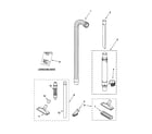Kenmore 11630712001 hose and attachment diagram
