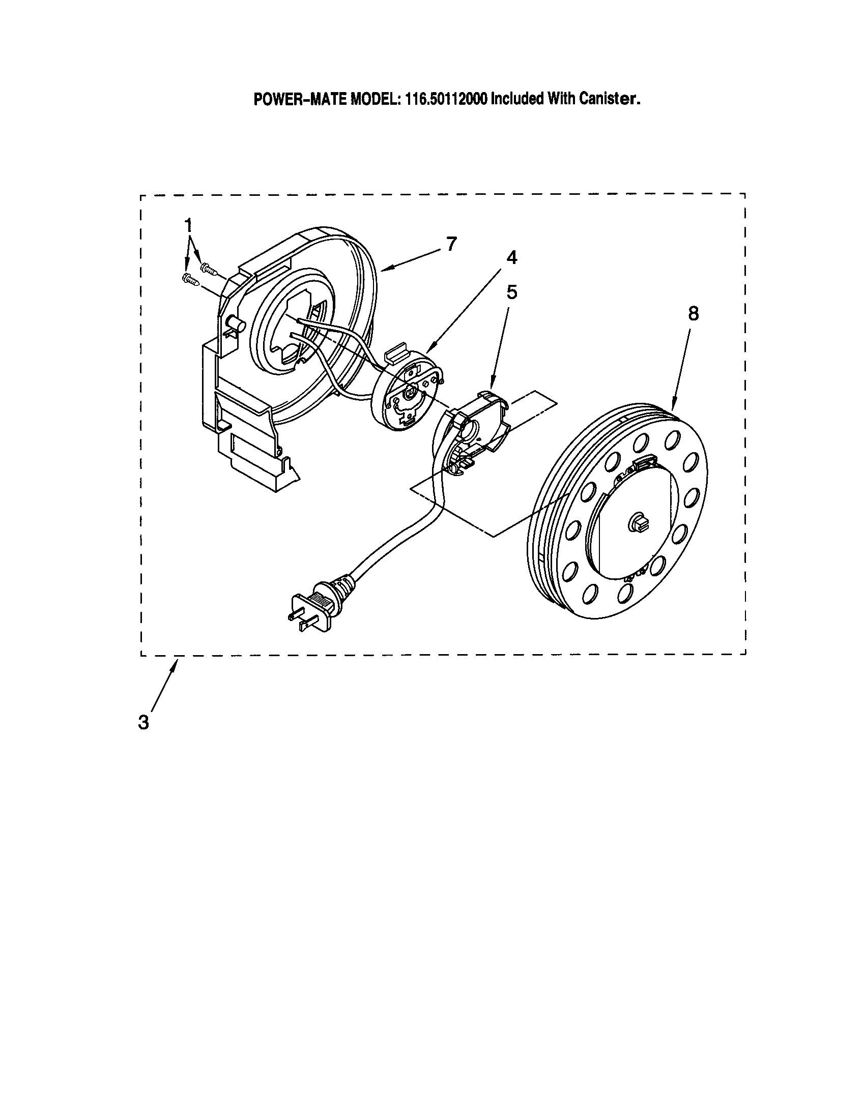 Power cord reel